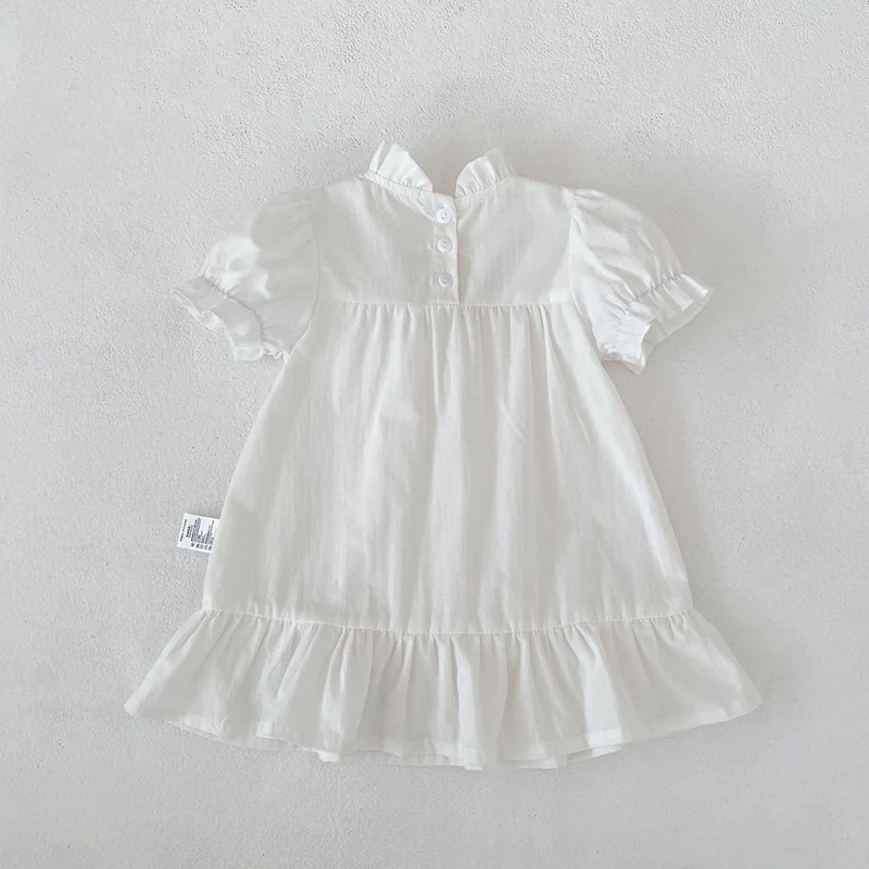 2026年新作 夏 キッズ プリンセスドレス 半袖 コットン - Summer Clothing Baby Girl のレビューと価格